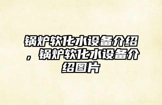 鍋爐軟化水設(shè)備介紹，鍋爐軟化水設(shè)備介紹圖片