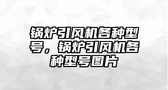 鍋爐引風(fēng)機各種型號，鍋爐引風(fēng)機各種型號圖片