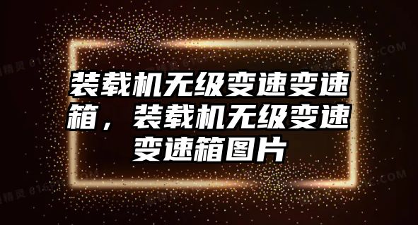 裝載機(jī)無(wú)級(jí)變速變速箱，裝載機(jī)無(wú)級(jí)變速變速箱圖片