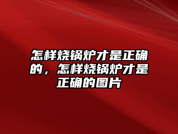 怎樣燒鍋爐才是正確的，怎樣燒鍋爐才是正確的圖片