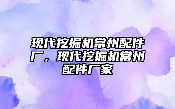 現(xiàn)代挖掘機常州配件廠，現(xiàn)代挖掘機常州配件廠家