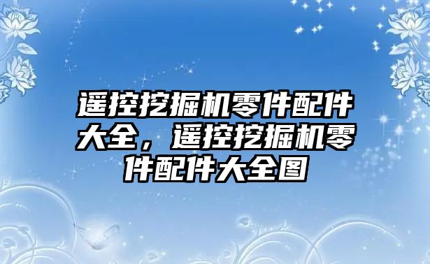 遙控挖掘機零件配件大全，遙控挖掘機零件配件大全圖