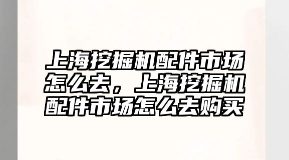 上海挖掘機配件市場怎么去，上海挖掘機配件市場怎么去購買