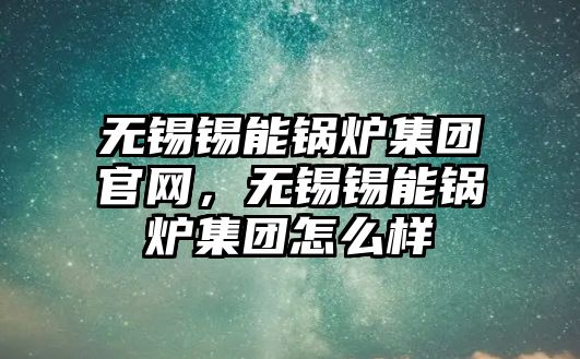 無錫錫能鍋爐集團官網，無錫錫能鍋爐集團怎么樣