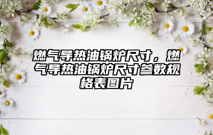 燃?xì)鈱?dǎo)熱油鍋爐尺寸，燃?xì)鈱?dǎo)熱油鍋爐尺寸參數(shù)規(guī)格表圖片