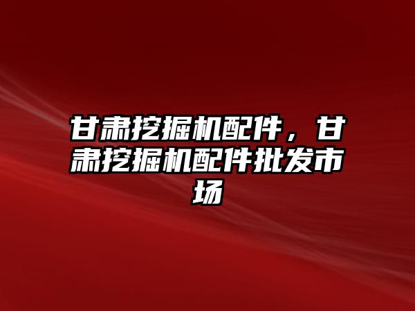 甘肅挖掘機配件，甘肅挖掘機配件批發(fā)市場