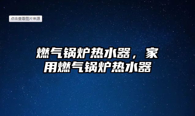 燃?xì)忮仩t熱水器，家用燃?xì)忮仩t熱水器