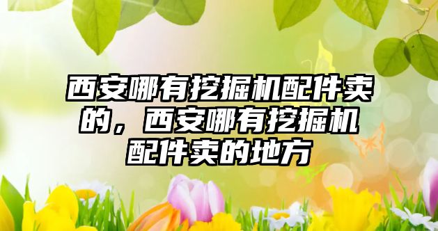 西安哪有挖掘機(jī)配件賣的，西安哪有挖掘機(jī)配件賣的地方