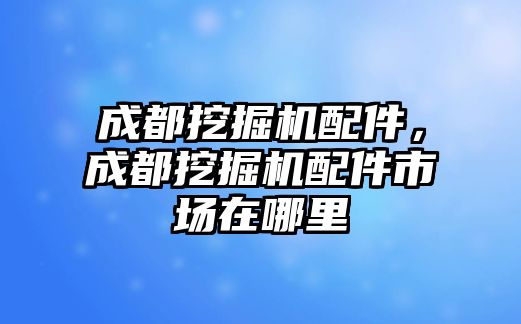 成都挖掘機(jī)配件，成都挖掘機(jī)配件市場在哪里