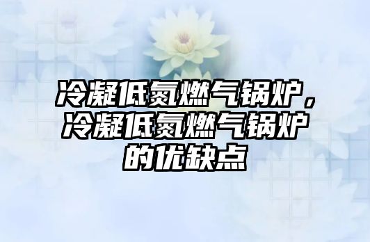 冷凝低氮燃?xì)忮仩t，冷凝低氮燃?xì)忮仩t的優(yōu)缺點