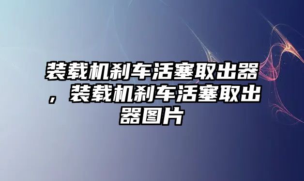 裝載機(jī)剎車活塞取出器，裝載機(jī)剎車活塞取出器圖片