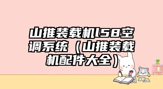 山推裝載機l58空調系統（山推裝載機配件大全）