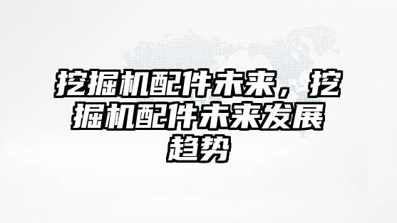 挖掘機(jī)配件未來，挖掘機(jī)配件未來發(fā)展趨勢