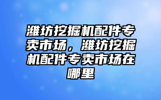 濰坊挖掘機(jī)配件專賣市場，濰坊挖掘機(jī)配件專賣市場在哪里