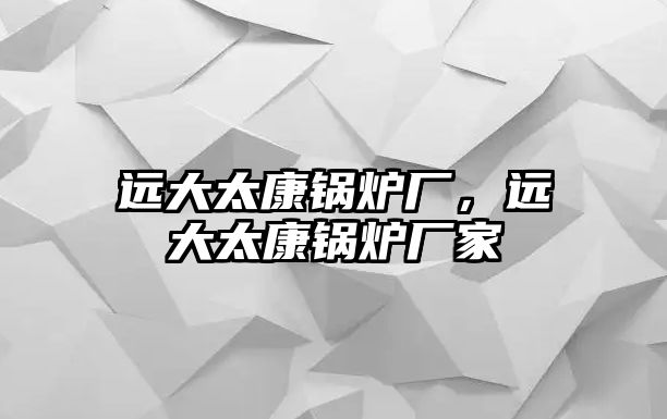 遠(yuǎn)大太康鍋爐廠，遠(yuǎn)大太康鍋爐廠家