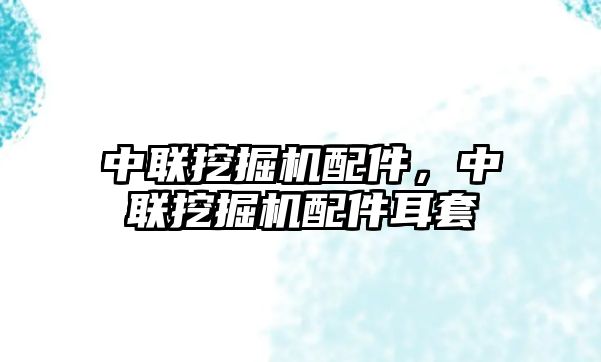 中聯(lián)挖掘機配件，中聯(lián)挖掘機配件耳套