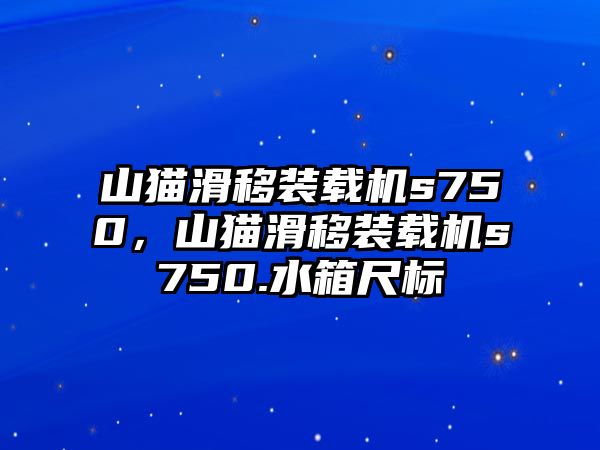 山貓滑移裝載機(jī)s750，山貓滑移裝載機(jī)s750.水箱尺標(biāo)