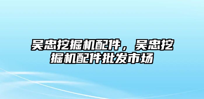 吳忠挖掘機配件，吳忠挖掘機配件批發(fā)市場