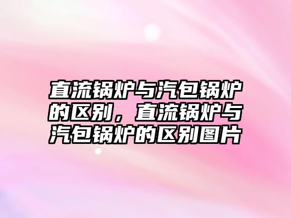 直流鍋爐與汽包鍋爐的區(qū)別，直流鍋爐與汽包鍋爐的區(qū)別圖片