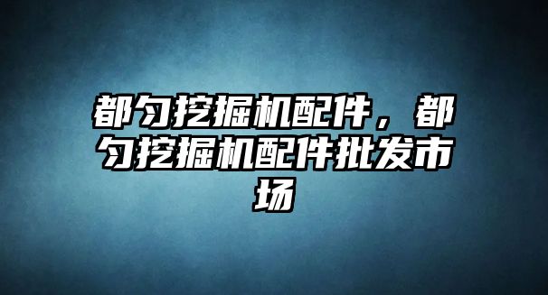 都勻挖掘機配件，都勻挖掘機配件批發(fā)市場