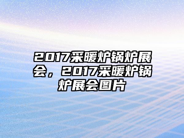 2017采暖爐鍋爐展會，2017采暖爐鍋爐展會圖片