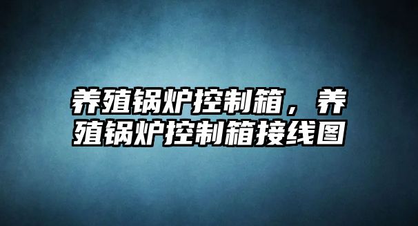 養(yǎng)殖鍋爐控制箱，養(yǎng)殖鍋爐控制箱接線圖