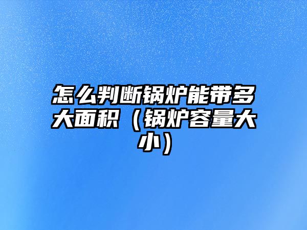 怎么判斷鍋爐能帶多大面積（鍋爐容量大?。?/>	
								</i>
								<p class=