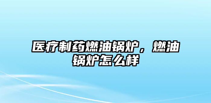 醫(yī)療制藥燃油鍋爐，燃油鍋爐怎么樣