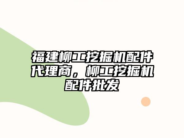 福建柳工挖掘機配件代理商，柳工挖掘機配件批發(fā)