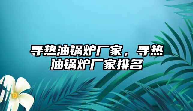 導(dǎo)熱油鍋爐廠家，導(dǎo)熱油鍋爐廠家排名