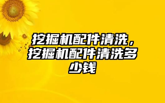 挖掘機配件清洗，挖掘機配件清洗多少錢