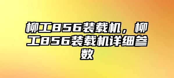 柳工856裝載機(jī)，柳工856裝載機(jī)詳細(xì)參數(shù)