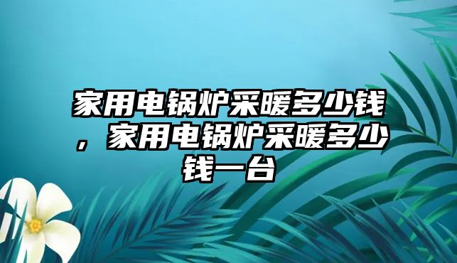 家用電鍋爐采暖多少錢，家用電鍋爐采暖多少錢一臺