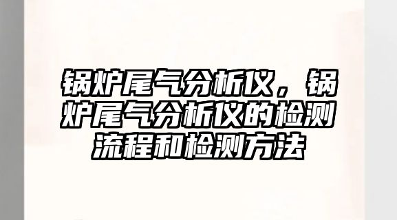 鍋爐尾氣分析儀，鍋爐尾氣分析儀的檢測(cè)流程和檢測(cè)方法