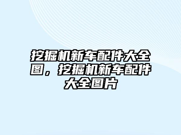 挖掘機新車配件大全圖，挖掘機新車配件大全圖片