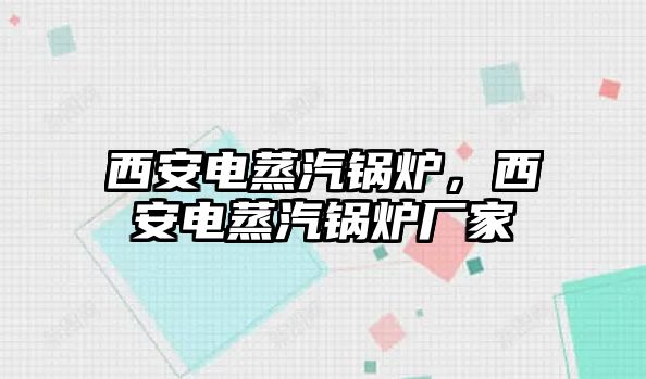 西安電蒸汽鍋爐，西安電蒸汽鍋爐廠家