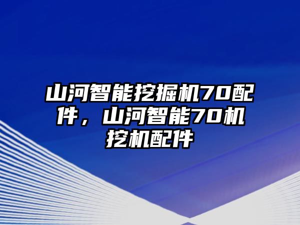 山河智能挖掘機70配件，山河智能70機挖機配件