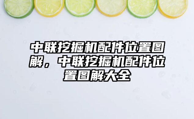 中聯(lián)挖掘機(jī)配件位置圖解，中聯(lián)挖掘機(jī)配件位置圖解大全