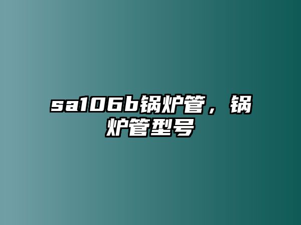 sa106b鍋爐管，鍋爐管型號(hào)