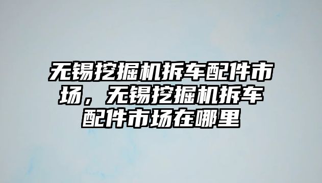 無錫挖掘機(jī)拆車配件市場，無錫挖掘機(jī)拆車配件市場在哪里