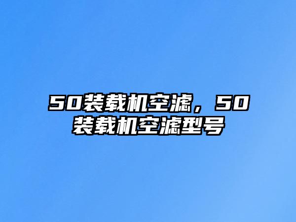 50裝載機(jī)空濾，50裝載機(jī)空濾型號