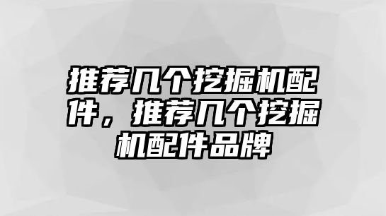 推薦幾個(gè)挖掘機(jī)配件，推薦幾個(gè)挖掘機(jī)配件品牌