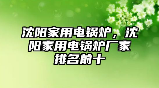 沈陽(yáng)家用電鍋爐，沈陽(yáng)家用電鍋爐廠家排名前十