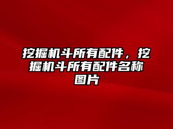 挖掘機斗所有配件，挖掘機斗所有配件名稱圖片