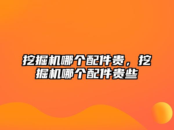 挖掘機哪個配件貴，挖掘機哪個配件貴些