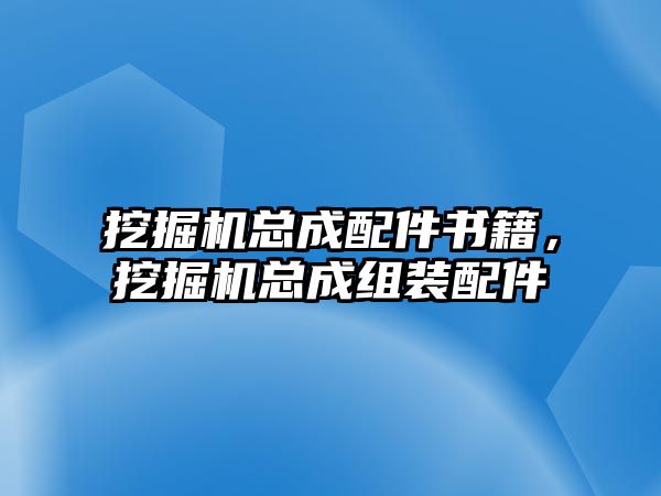 挖掘機(jī)總成配件書籍，挖掘機(jī)總成組裝配件