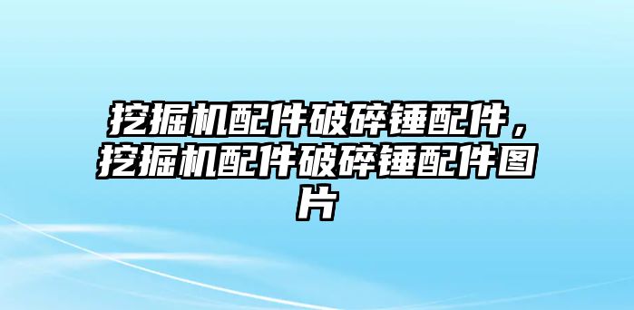 挖掘機配件破碎錘配件，挖掘機配件破碎錘配件圖片