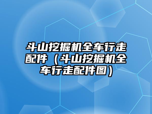 斗山挖掘機(jī)全車行走配件（斗山挖掘機(jī)全車行走配件圖）