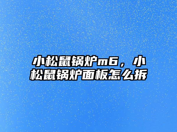 小松鼠鍋爐m6，小松鼠鍋爐面板怎么拆