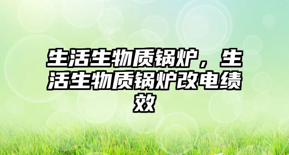 生活生物質(zhì)鍋爐，生活生物質(zhì)鍋爐改電績效